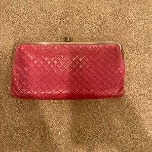 COPY - Hobo wallet - pink leather